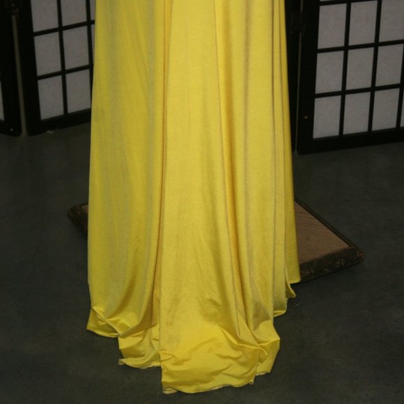 Backless Stretch Jersey Gown - Picture 6 of 7